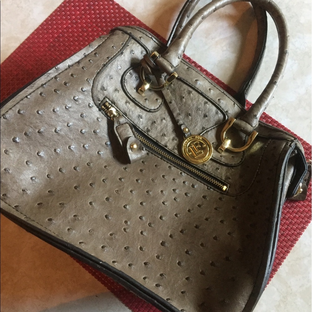 London Fog leather handbag